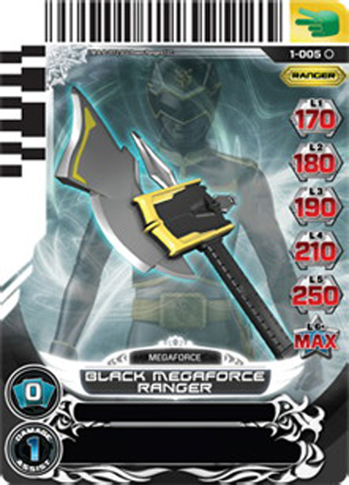 Black Megaforce Ranger 005